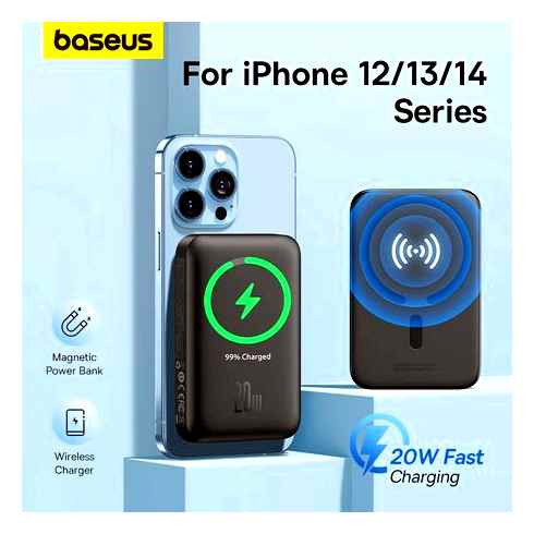 baseus, magnetic, wireless, charging, power