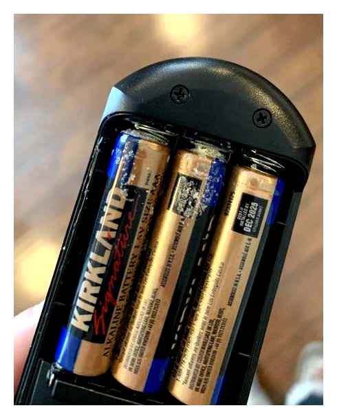 corroded, battery, terminals, rechargeable, batteries, costco