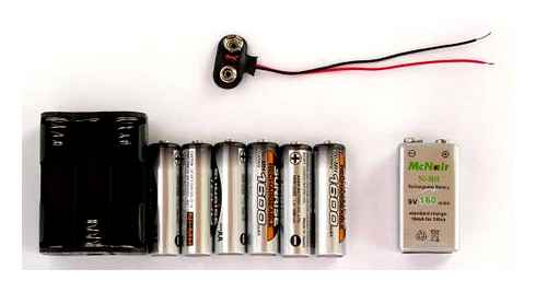 insert, batteries, right, series