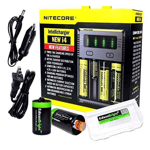 nitecore, battery, charger, blinking