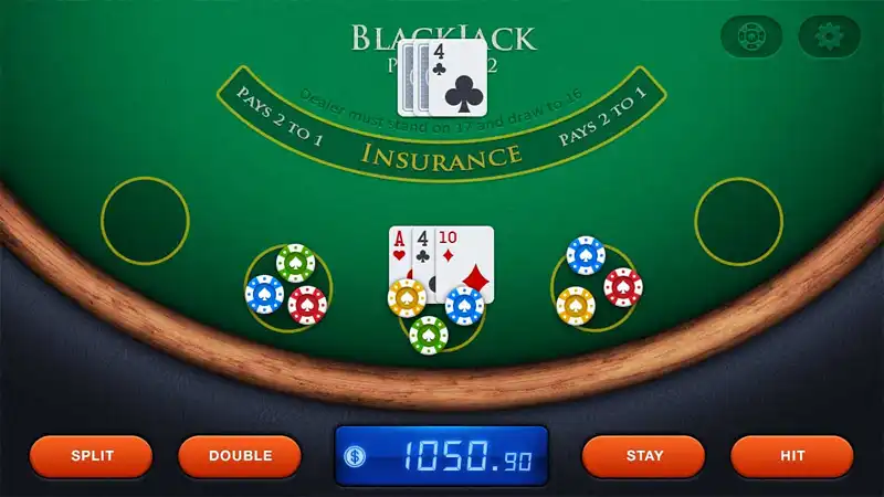 Vai trò của game thủ và Dealer trong ván chơi Blackjack. 