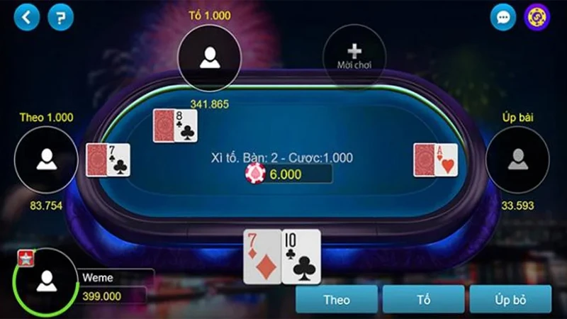 Nắm bắt các hành động trong game Poker